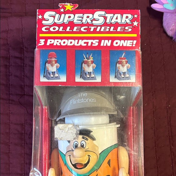 Fred Flintstone Collectible Squeeze Bottle - Picture 2 of 6